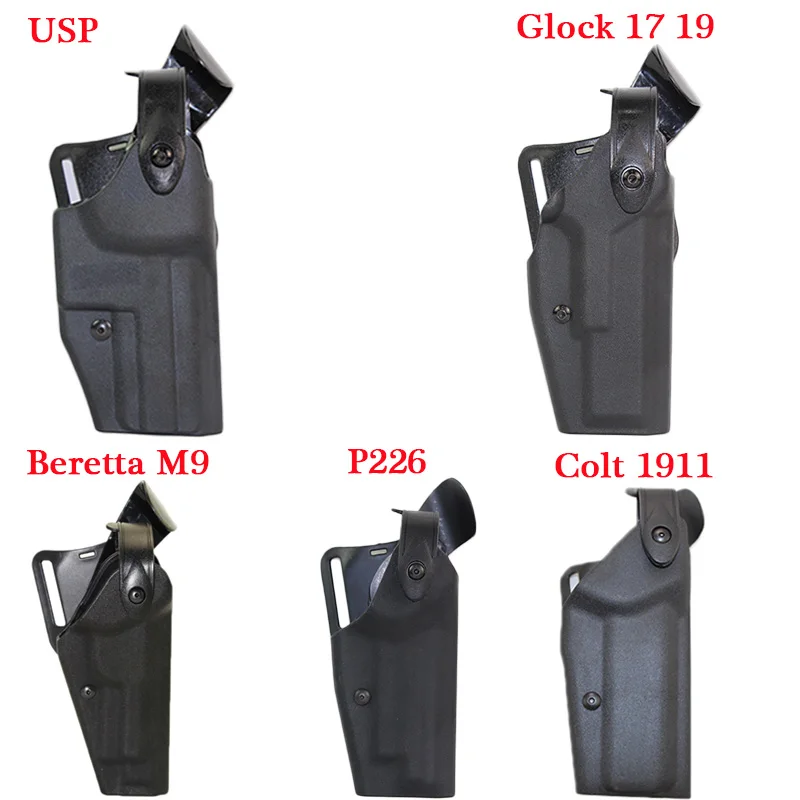 

Tactical Gun Holster Bag Case For Glock 17 19 Colt 1911 Beretta M9 P226 USP Airsoft Pistol Belt Holster Hunting Accessories