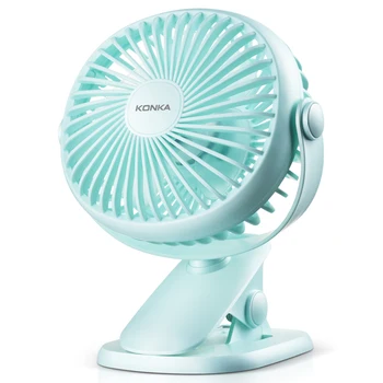 

KONKA KF-08U100 4W 5V Mute USB Charging Mini Fan Dormitory Office Desktop Fan for Children Office Outdoor