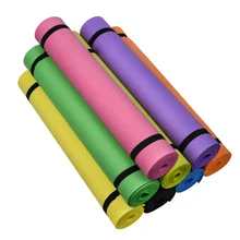 4 мм ПВХ коврики для йоги противоскользящие спортивные женские ПВХ коврик для фитнеса вес спорт здоровье йога коврик гимнастическое Упражнение потеря одеяло