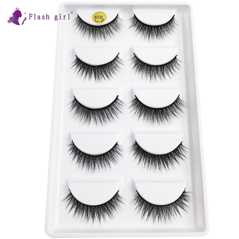 Flash Girl Make Your Own Logo Custom 3D Mink Lashes Natural Soft High Grade False Eyelashes with Private for Bulk 039 | Красота и