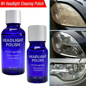 

Car Headlight Headlamp Cleaning Repair Restoration Plastic Polish Restorer Kit New Car Lights Protection