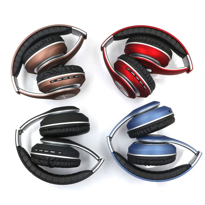 Новые портативные наушники bluetooth музыкальная гарнитура FM и поддержка TF карты с