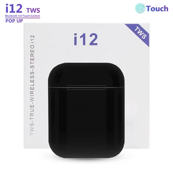 

i12 tws original Wireless Bluetooth 5.0 Headset Touch Key Headset With Mic Charging Box Business Sport Headset For Smart Phone