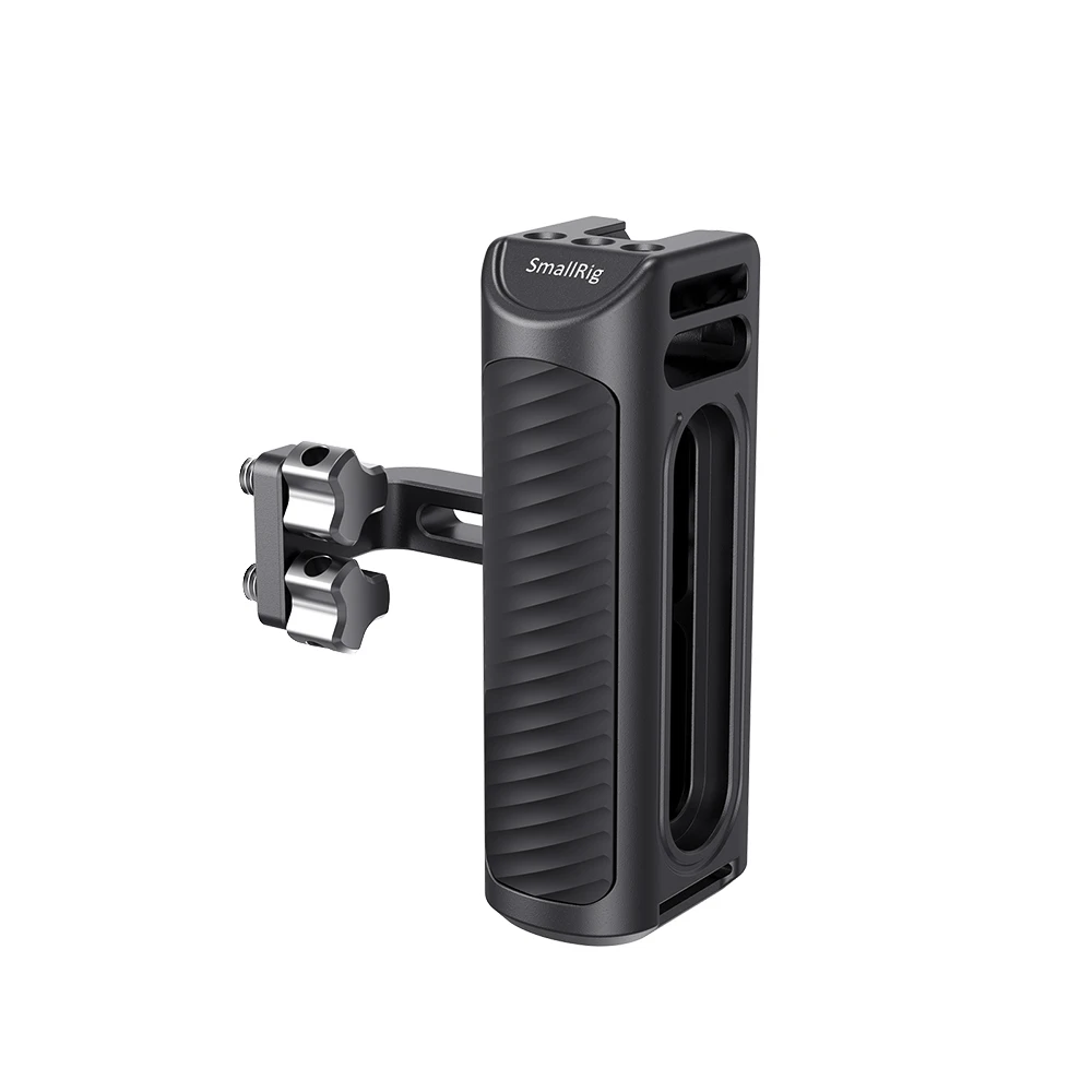 

SmallRig Camera Hand Grip Aluminum Universal Side Handle With Cold Shoe Mount 1/4 Thread Holes For DIY Options 2425
