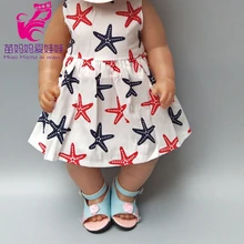 Кукла платье подходит для 43 см Bebe Born Кукла Reborn Детская одежда и 18 дюймов Кукла аксессуары подарок для девочки