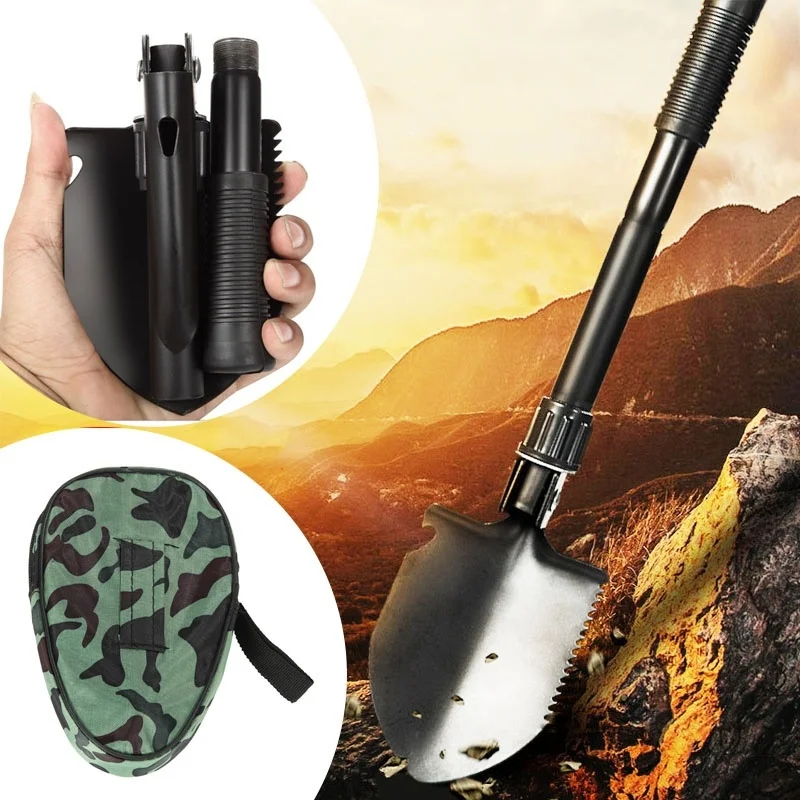 Outdoor Multi Tool Small Folding Shovel Snow Shovel Small Folding