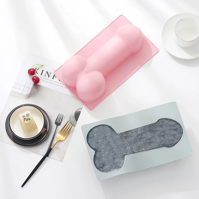 27.5 cm Penis Shaped Silicone cake mould dick Soap Mold 3D Fondant Cake  Decoration Birthday cake