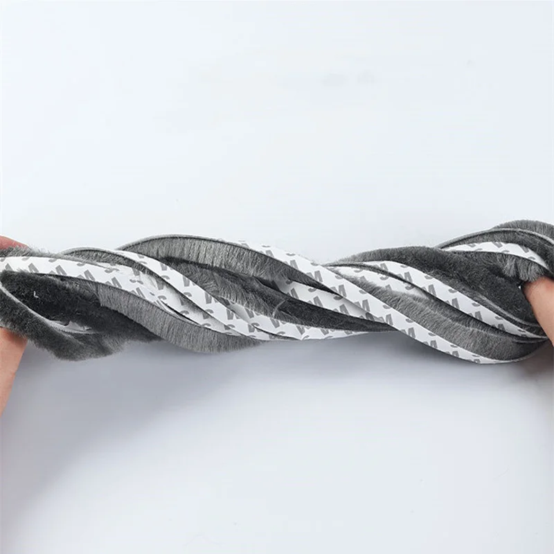 Brush strip self adhesive door WeatherStripping window sealing Strip Sliding Wardrobe door sealing tape 5M Window Hardware Tool door seal strip sealing strip tape window seal strip sealing tape rubber seal strip rubber door weatherstripping door weatherstripping sealing strip waterproof tape