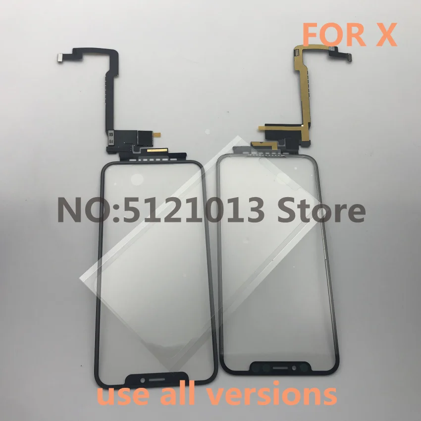 

1PCS (All iOS Support) Touch Screen Digitizer Glass Panel For Apple iPhone X XS MAX Sensor Front Glass Replacement