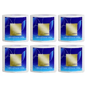 

6Rolls Multifold Toilet Paper Soft Strong Series 4-Ply Roll Sheets Bath Tissue X7YB