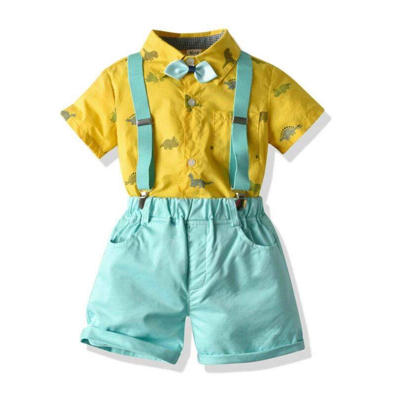 yellow romper baby boy