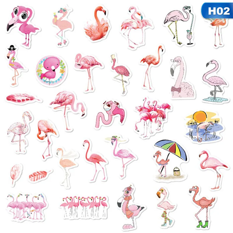 

Cute Flamingo Unicorn Dog Sticker Paper Cartoon Stationery Stickers Scrapbooking Diary Diy Decorative Album Stick Label Supplies