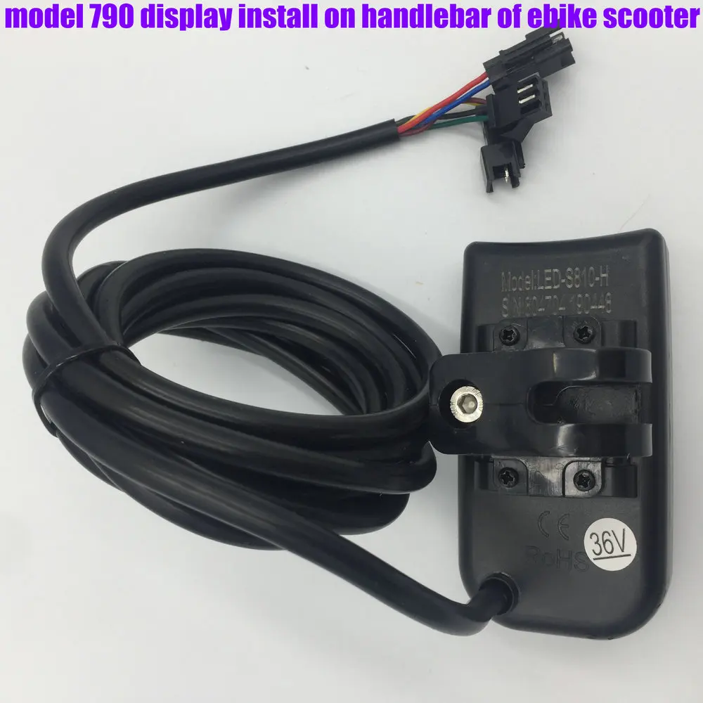 24v36V48V250W-1000w контроллер+ светодиодный дисплей 790 с индикатором батареи электрический велосипед аксессуар скутер горный велосипед ATV конверсионная часть