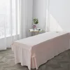 1Pc Corduroy Solid Bed Cover for Beauty Salon Bed Sheets SPA Massage Bed Table Cover Camas Sabanas With/no Hole King/queen Size 6