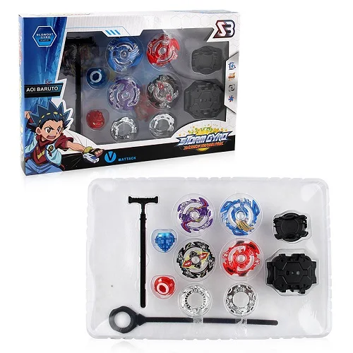 4 шт./компл. Beyblades спортивная арена металла Fusion 4D битва металла Топ фури мастера пусковой захват детей Рождественская игрушка - Color: 804