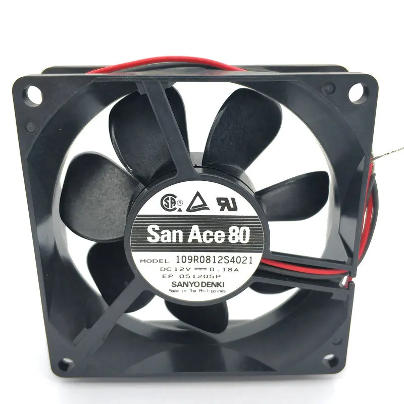 

Для sanyo 109R0812S4021 8025 12v 0.18a Вентилятор охлаждения 80*80*25 мм