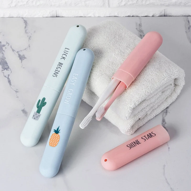 

1Pcs Portable Toothbrush Storage Box For Travel Health Dustproof Toothbrush Holder Protective Cover Toothbrush Organizer