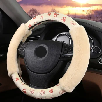 

Parts Steering wheel cover Non-slip Winter Replacement Accessories Car