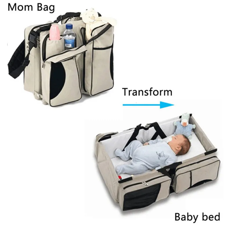 Newborn Baby Portable Travel Foldable Baby Bed Infant Changing Diapers