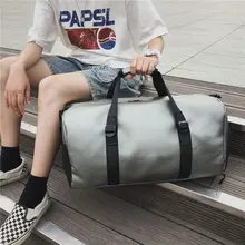 Новая одноцветная большая Вместительная дорожная сумка, мужская деловая дорожная сумка, женская модная спортивная сумка для йоги, спортзала, B46-12