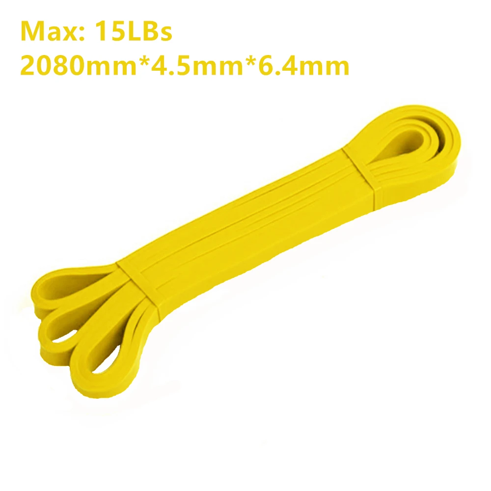 Резинки для фитнеса, эластичная лента унисекс 208 см для йоги, расширитель для упражнений, спортивного оборудования - Цвет: Yellow