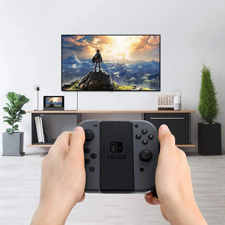 Vogek Portable Dock Station for Nintendo Switch with Type C to HDMI TV Adapter USB 3.0 2.0 Charging Docking Playstand Charger