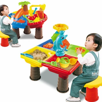 

Kids Water & Sand Tables Play Set Toys 2 in 1 Beach Pools Swimming Summer Sandbox Step2 Toddler Boy Girl Outdoor Sports Fun Gift