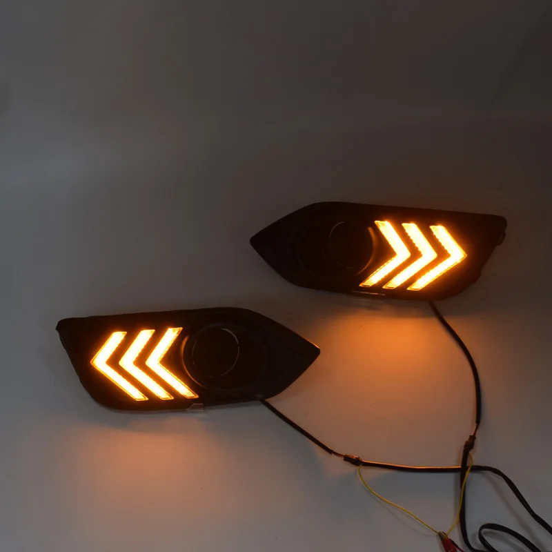 

Suitable for 18-Honda Helter Skelter HRV Daytime Running Lamp Bin Chi Mustang-LED Daytime Running Lamp Modified Streamer