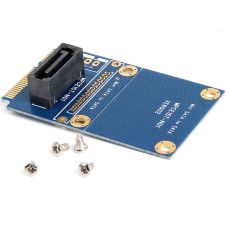 MSATA SATA адаптер конвертер mSATA Mini PCI-e SSD слот для 7 Pin HDD Конвертация карт msata-sata |