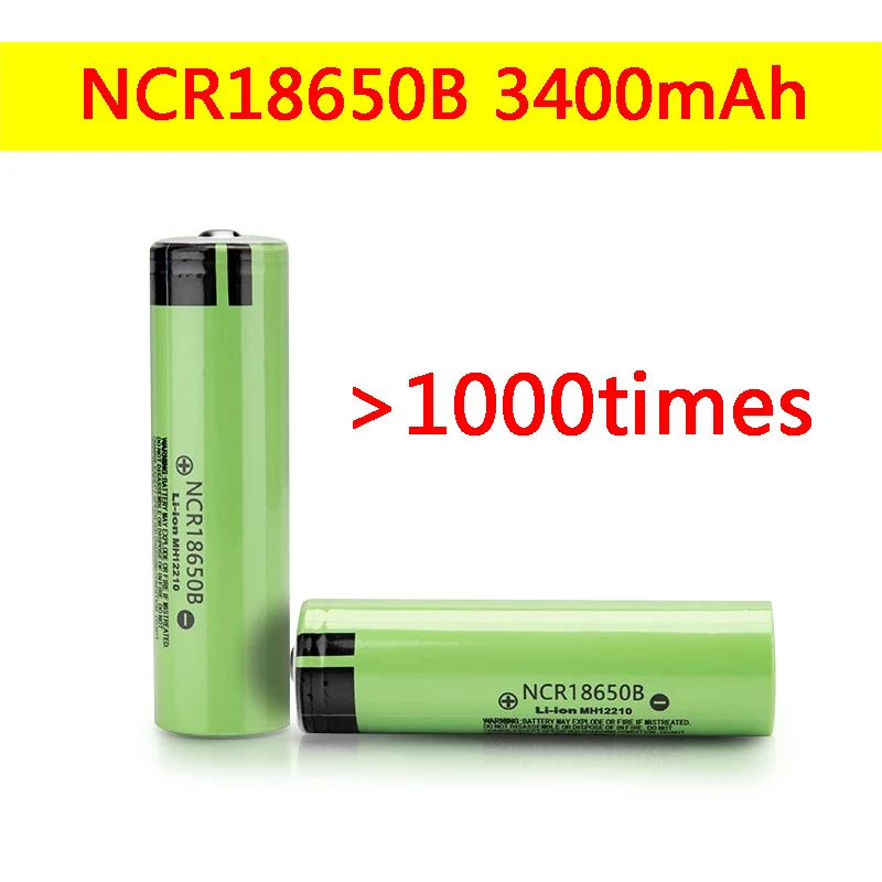 100% Оригинальный NCR18650B-3400mAh литий-ионный аккумулятор 3 7 V 18650 батарея 3400mAh +