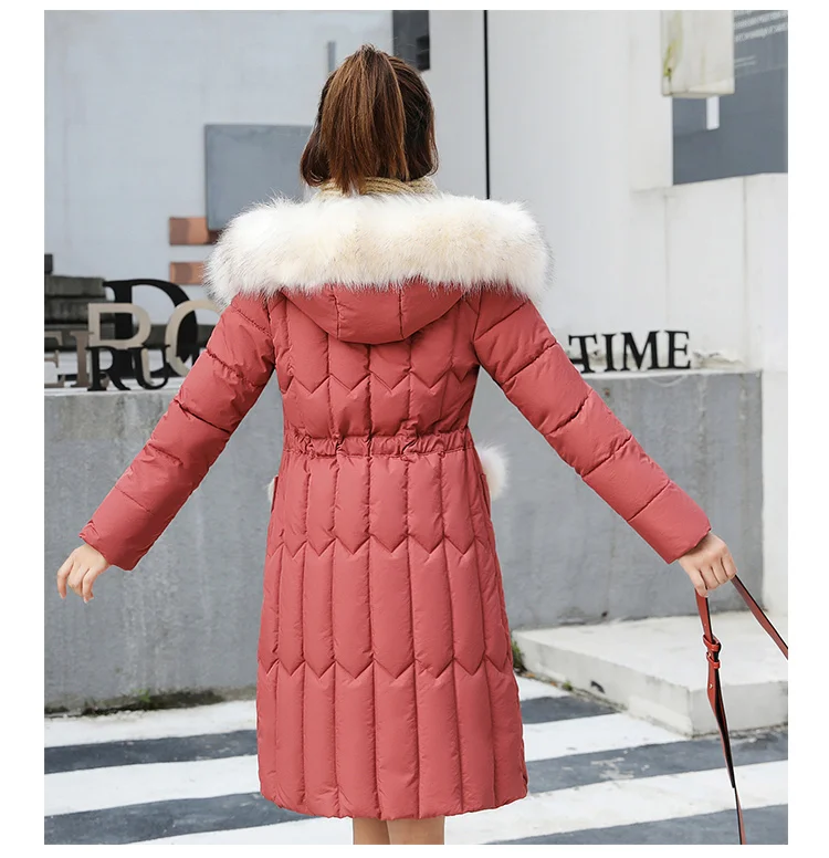 Прямая поставка зимняя женская куртка пальто парки женские ватные куртки теплая верхняя одежда с капюшоном большой воротник из искусственного меха плюс XXXXL