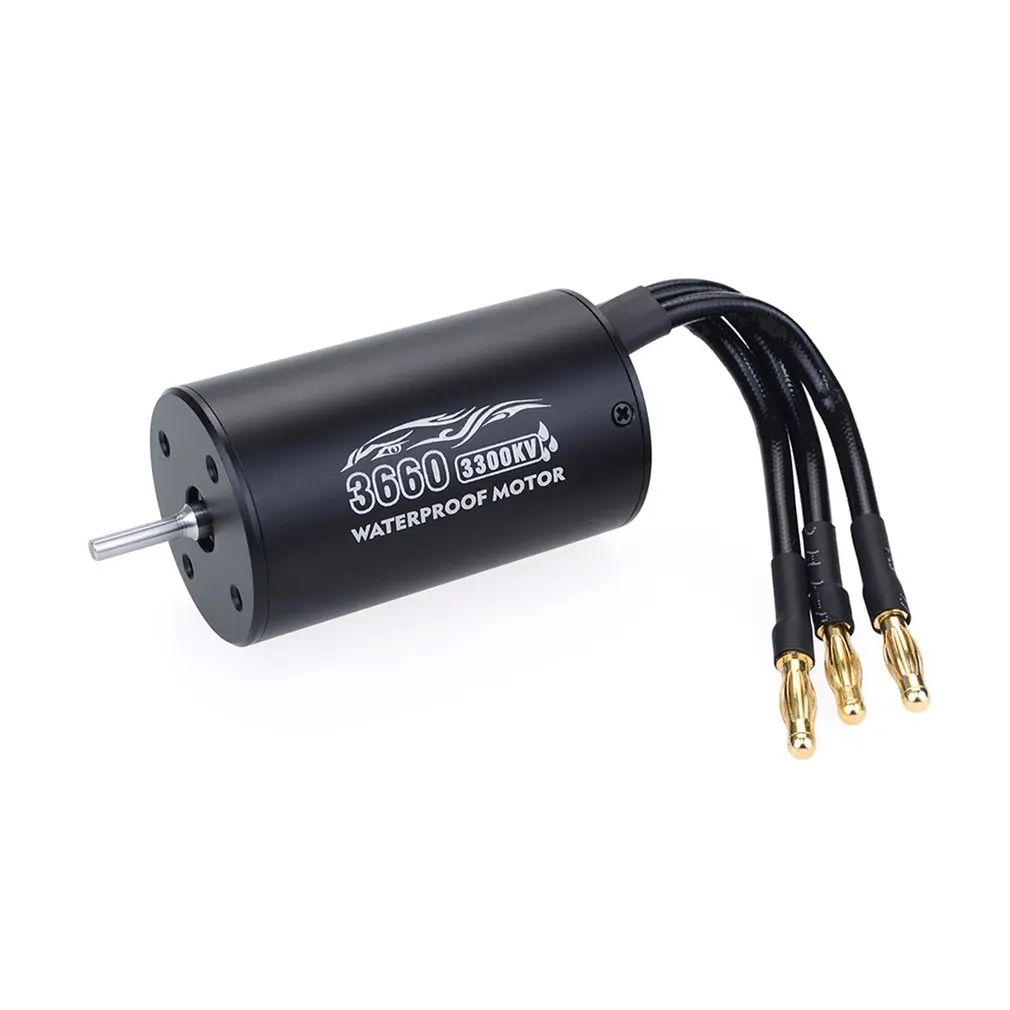 Новый 3650 2300/3100/3900KV/3660 2600/333800KV мотор с 60A ESC комплект водонепроницаемый бесщеточный