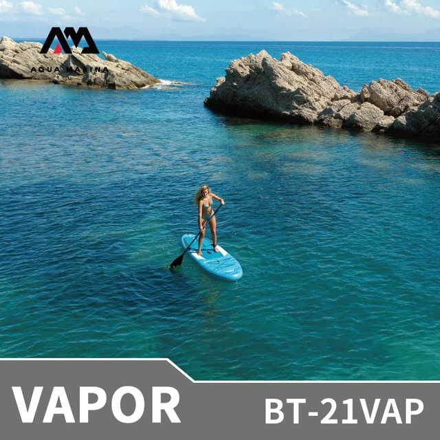 AQUA MARINA Neue DAMPF-21VAP 3,1 m Aufblasbare Surfbrett SUP Leichte Stabile EVA Nicht-slip Surfen Mit Sicherheit seil Wasser Sport 1