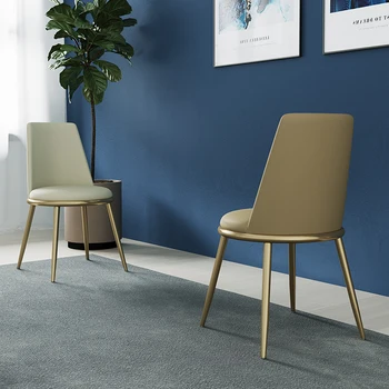 

Nordic Fashion Soft Bag Restaurant Dining Chair Restaurant Office Meeting Computer Chair Family Bedroom Learning Lounge Chair