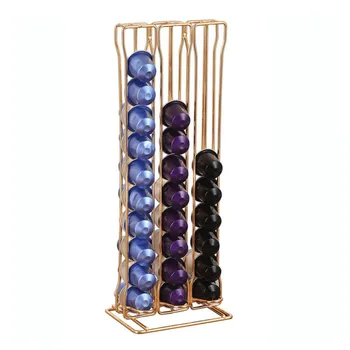 

New 60 Cups Coffee Pods Capsules Holder Coffee Station Stand Display Rack Coffee Capsule Storage Rack for Nespresso Capsule Supp