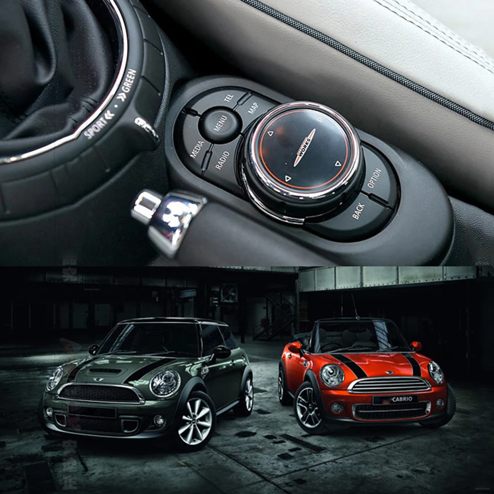 John Cooper Works Stickers Decals Metal Decoration For Mini Cooper JCW S R55 R56 R61 Paceman F54 F55 F60 Countryman Accessories