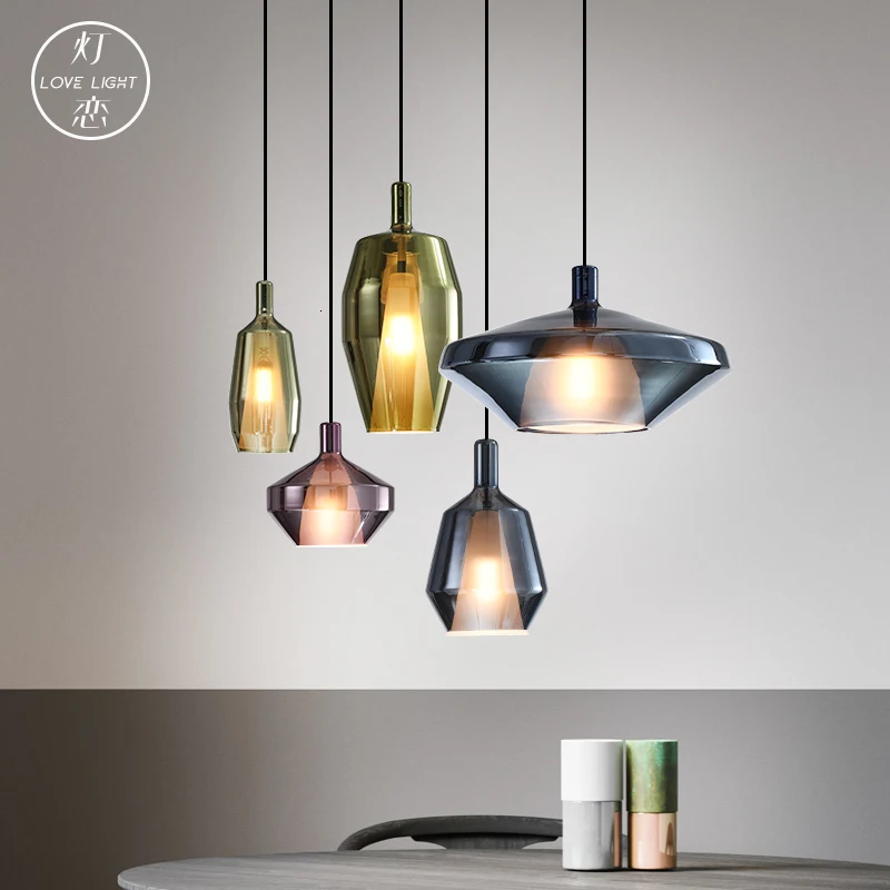 Современный lampen industrieel деко кровать с украшением в виде кристаллов светодиодный