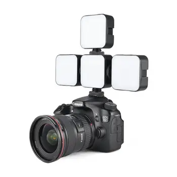 

YELANGU LED01 5W Mini LED Video Light Built-in Battery 6500K Photographic Lighting Record for Camera Smartphone Tiktok Vlogging