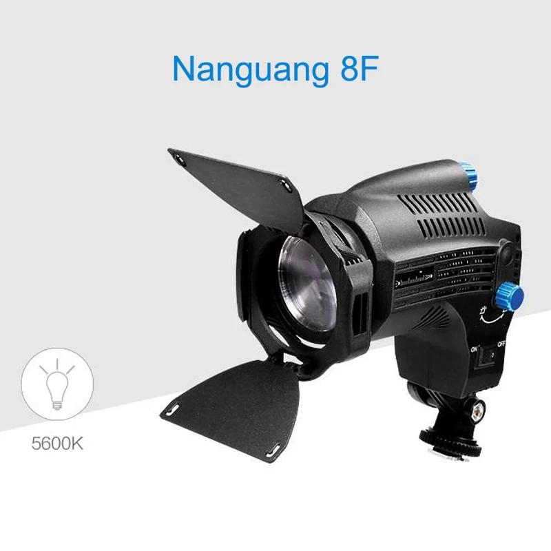 Nanguang Nanlite 8F 8 Вт светодиодный 5600K заполняющего светильник Портативный для