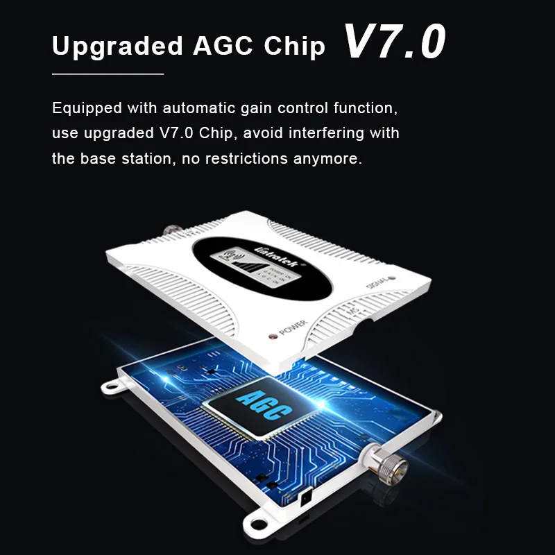 2021년 신형 업그레이드 린트라텍 AGC 4G 신호 증폭기 LTE B28 700 DCS 1800 WCDMA 2100 GSM 900 휴대폰 증폭기 셀룰러 리피터