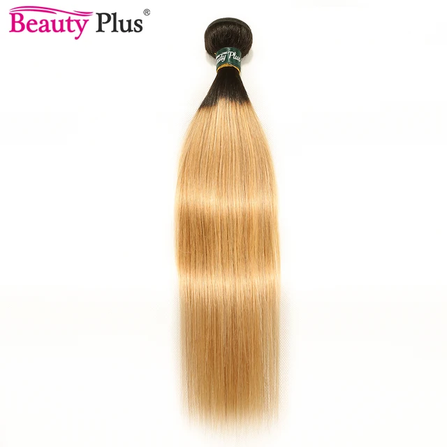 1 Bundle Deal Ombre Brazilian Straight Human Hair Weave Pre Colored 1B 99J Blue Green Purple Orange 30 Blonde Red 27 Hair Bundle 1B 27