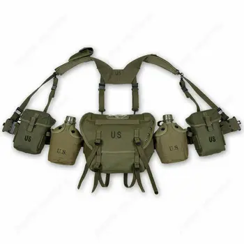 

VIETNAM WAR US ARMY M1956 M1961 FIELD GEAR PACKAGES Long Ammo Pouch Reenactments shop5605101
