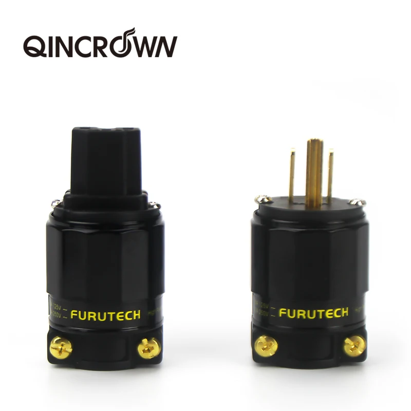 HIFI FI 11M N1 / 11 (G) Вилка усилителя мощности звуковых частот 24k позолоченный разъем IEC 1