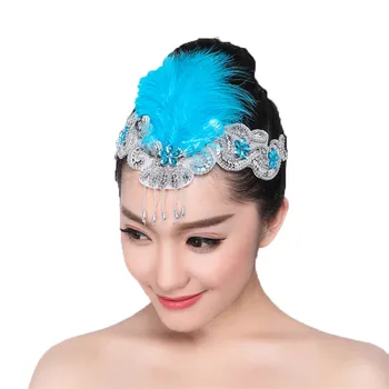 

Headdress Yangko Square Opening Stage Performance Headpiece Accessories Ballerina