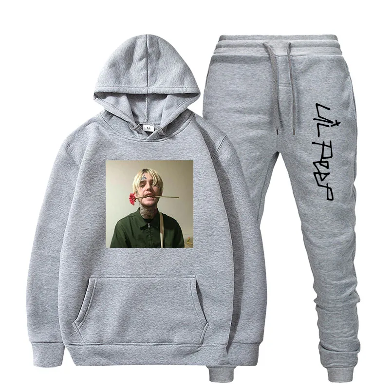 RIP Lil/свитер с открытым носком; спортивные костюмы для женщин и мужчин; Cry Baby Love Lil. Peep Sudaderas; уличная одежда; комплект из 2 предметов; мужские и женские толстовки с капюшоном