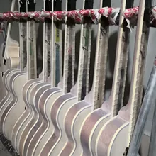 Электрогитара красного цвета палисандр гриф HH звукосниматели хром Hardwares, индивидуальные! paypal доступны! L-2