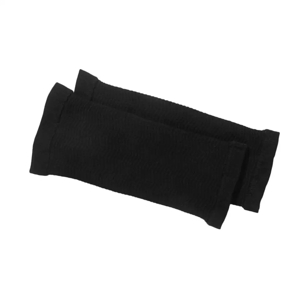 1 пара 420D Компрессионные рукава для похудения, тренировка тонизирование сжигания целлюлита формирователь сжигания жира рукава для женщин - Цвет: black