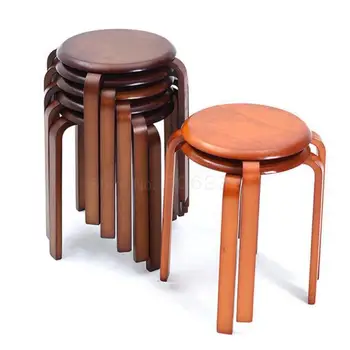

Bench Household Solid Wood Stool Small Stool Living Room Tea Table Stand Wood Stool Creative Bench Make-up Stool
