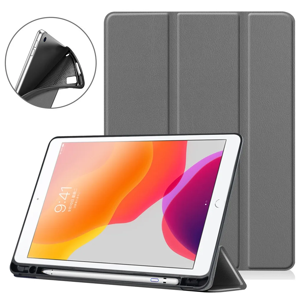 A Для iPad 10,2 Air 3 Pro 10,5 чехол с карандашом держатель противоударный умный чехол для планшетов чехол Новинка Прямая поставка - Цвет: A