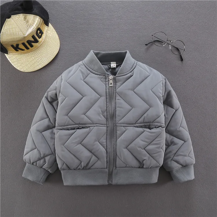 Boys Jacket Autumn And Winter Girls Clothes New Kids Children Boys Jacket Cotton Foreign Baseball Girls Clothes Coat